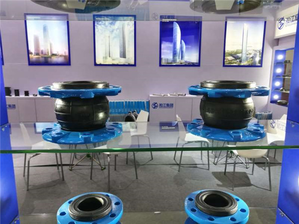 氟橡胶、耐高温、耐酸碱DN500、PN10、L-200mm橡胶接头